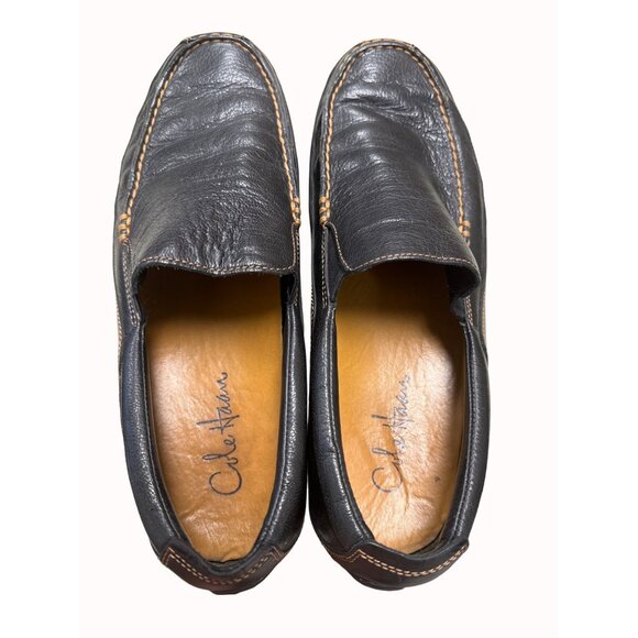 Cole Haan men’s dark brown leather slip on loafer shoes size 10m SKU 5306 main image 11